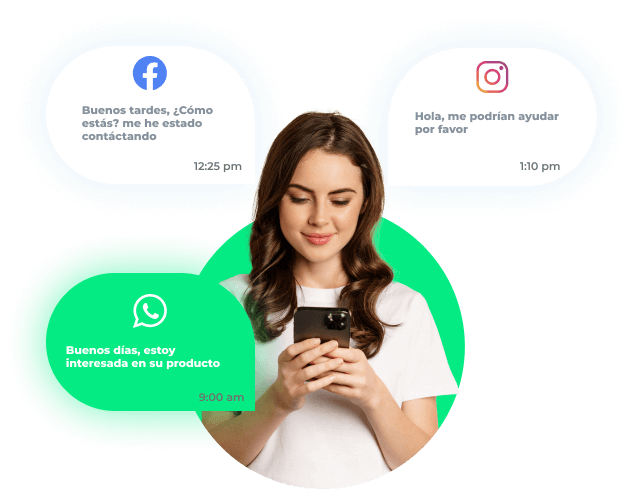 Imagen de Conectar canales como WhatsApp, Instagram, Facebook y Telegram en un solo lugar 